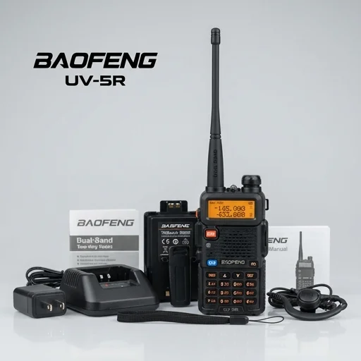 Baofeng UV-5R Dual-Band Two-Way Radio