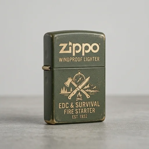 Zippo Windproof Lighter (EDC & Survival Edition)